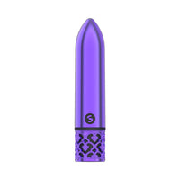 Shots Royal Gems Glamour Rechargeable ABS Bullet Vibrator Purple