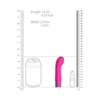 Shots Royal Gems Bijou Rechargeable Curved Silicone Bullet Vibrator Pink