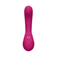 VIVE MIKI Rechargeable Pulse Wave & Flickering Dual Stimulation G-Spot Vibrator Pink