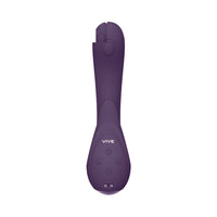 VIVE MIKI Rechargeable Pulse Wave & Flickering Dual Stimulation G-Spot Vibrator Purple