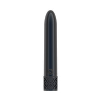 Shots Royal Gems Shiny Rechargeable 10-Speed Bullet Vibrator Gunmetal