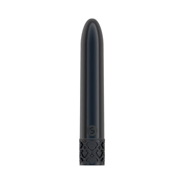 Shots Royal Gems Shiny Rechargeable 10-Speed Bullet Vibrator Gunmetal