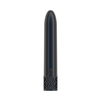Royal Gems Shiny Rechargeable 10-Speed Bullet Vibrator Gunmetal