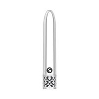 Royal Gems Shiny Rechargeable 10-Speed Bullet Vibrator Silver