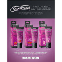GoodHead Warming Head Oral Delight Gel Cotton Candy 4 oz. Bulk