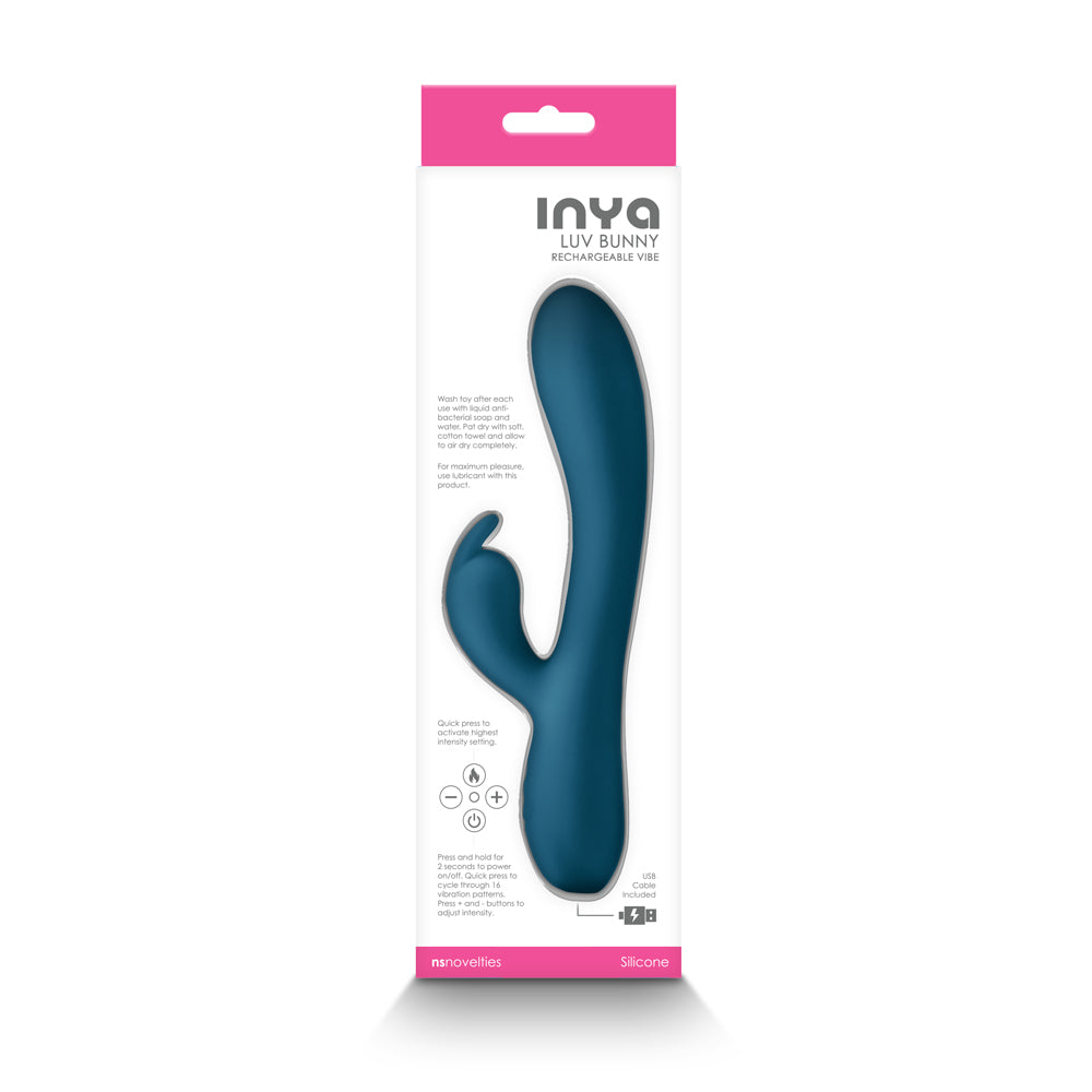 INYA Luv Bunny Rechargeable Vibe Dark Teal