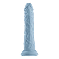 FemmeFunn Vortex Turbo Shaft 2.0 Rechargeable Remote-Controlled 8 in. Silicone Vibrating Rotating Dildo with Suction Cup Light Blue