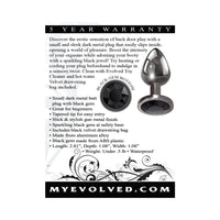 Evolved Black Gem Anal Plug Small