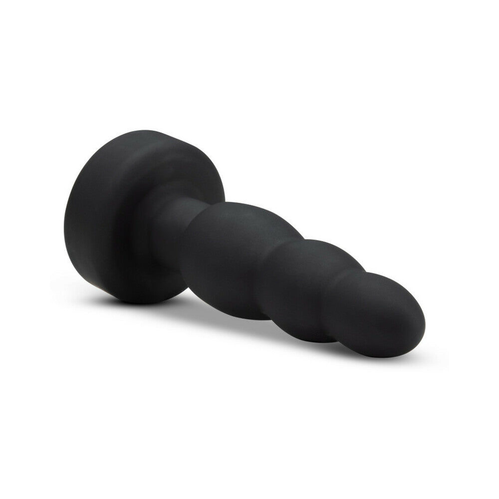 Blush Anal Adventures Platinum Remote-Controlled Vibrating & Rotating Silicone Propel Plug Black