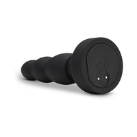 Blush Anal Adventures Platinum Remote-Controlled Vibrating & Rotating Silicone Propel Plug Black