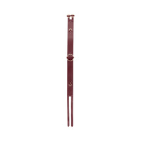 Ouch! Halo Ringed Waist Restraint Belt Burgundy S/M