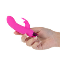 Powerbullet Alice's Bunny Rechargeable Bullet Vibrator with Silicone Rabbit Sleeve Pink