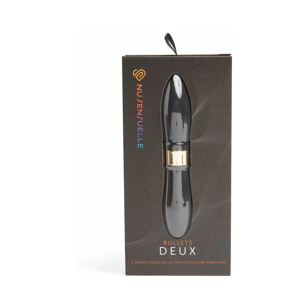 Sensuelle Double-Ended Deux Bullet Black