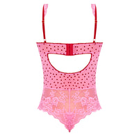 Magic Silk Tickled Pink Balconette Teddy Pink S/M