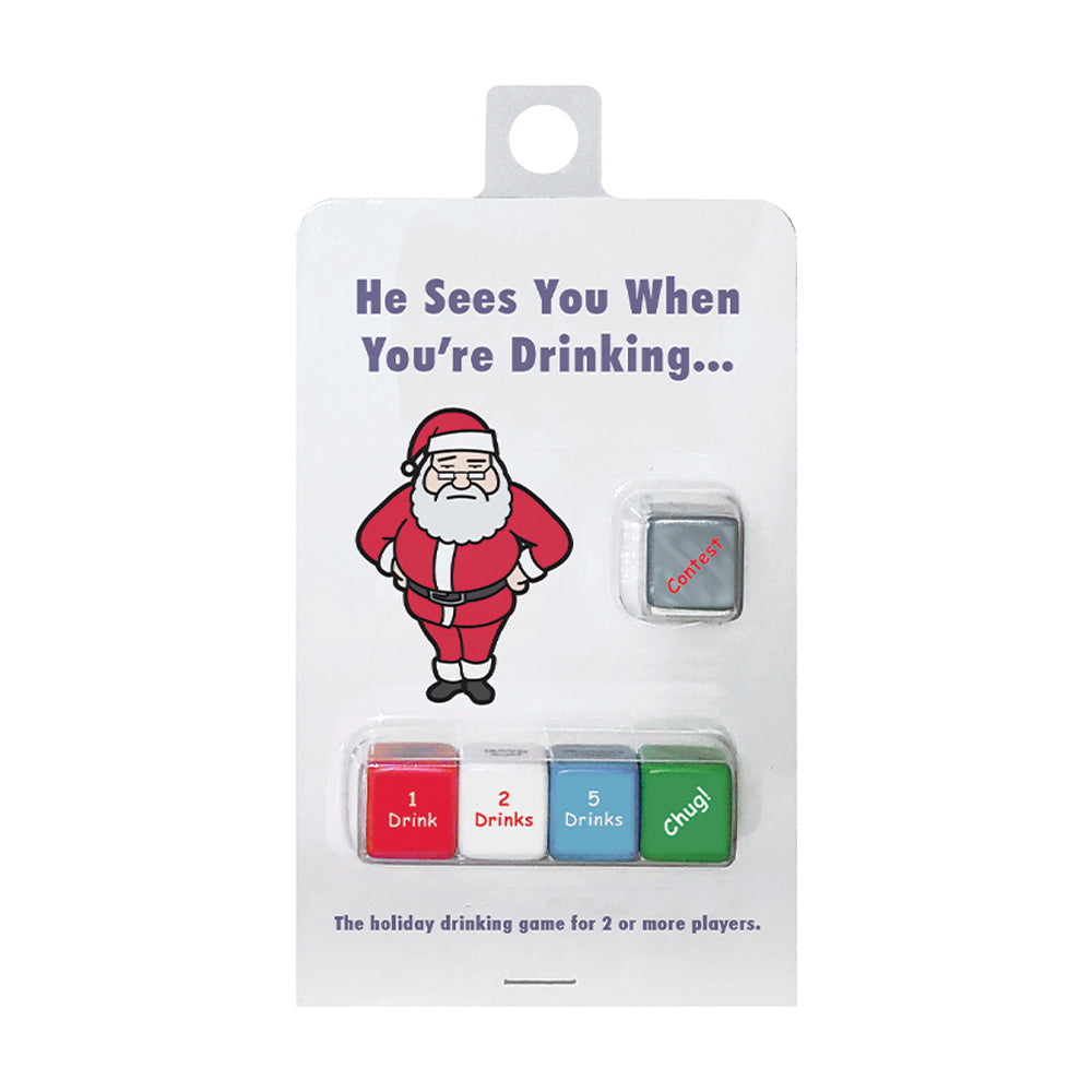 He Sees You When You're Drinking Holiday Game