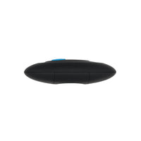 Gender X Electric Blue Rechargeable Remote-Controlled Vibrating Anal Plug Clear/Blue
