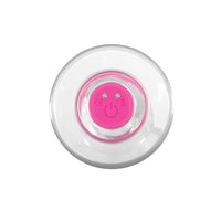 Gender X Pink Paradise Rechargeable Remote-Controlled Vibrating Curved Anal Plug Clear/Pink
