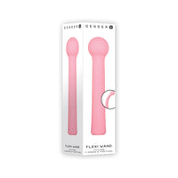 Gender X Flexi Wand Rechargeable Poseable Silicone Vibrator Pink