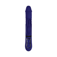 Gender X All In One Rechargeable Thrusting Rotating Silicone Rabbit Vibrator Purple