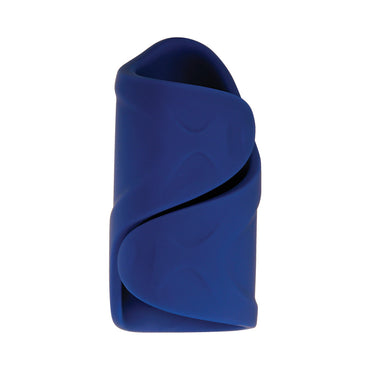 Gender X In's & Out's Rechargeable 5 in. Silicone Dildo and Vibrating Silicone Stroker Set Blue