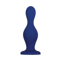 Gender X In's & Out's Rechargeable 5 in. Silicone Dildo and Vibrating Silicone Stroker Set Blue