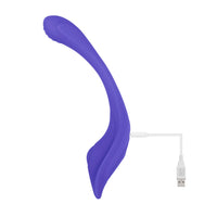 Evolved Anywhere Vibe Rechargeable Remote-Controlled Poseable Silicone Vibrator Blue