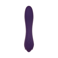 Evolved Thorny Rose Rechargeable Silicone Dual-Ended Vibrator Purple