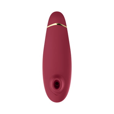 Womanizer Premium 2 Rechargeable Silicone Luxurious Pleasure Air Clitoral Stimulator Bordeaux