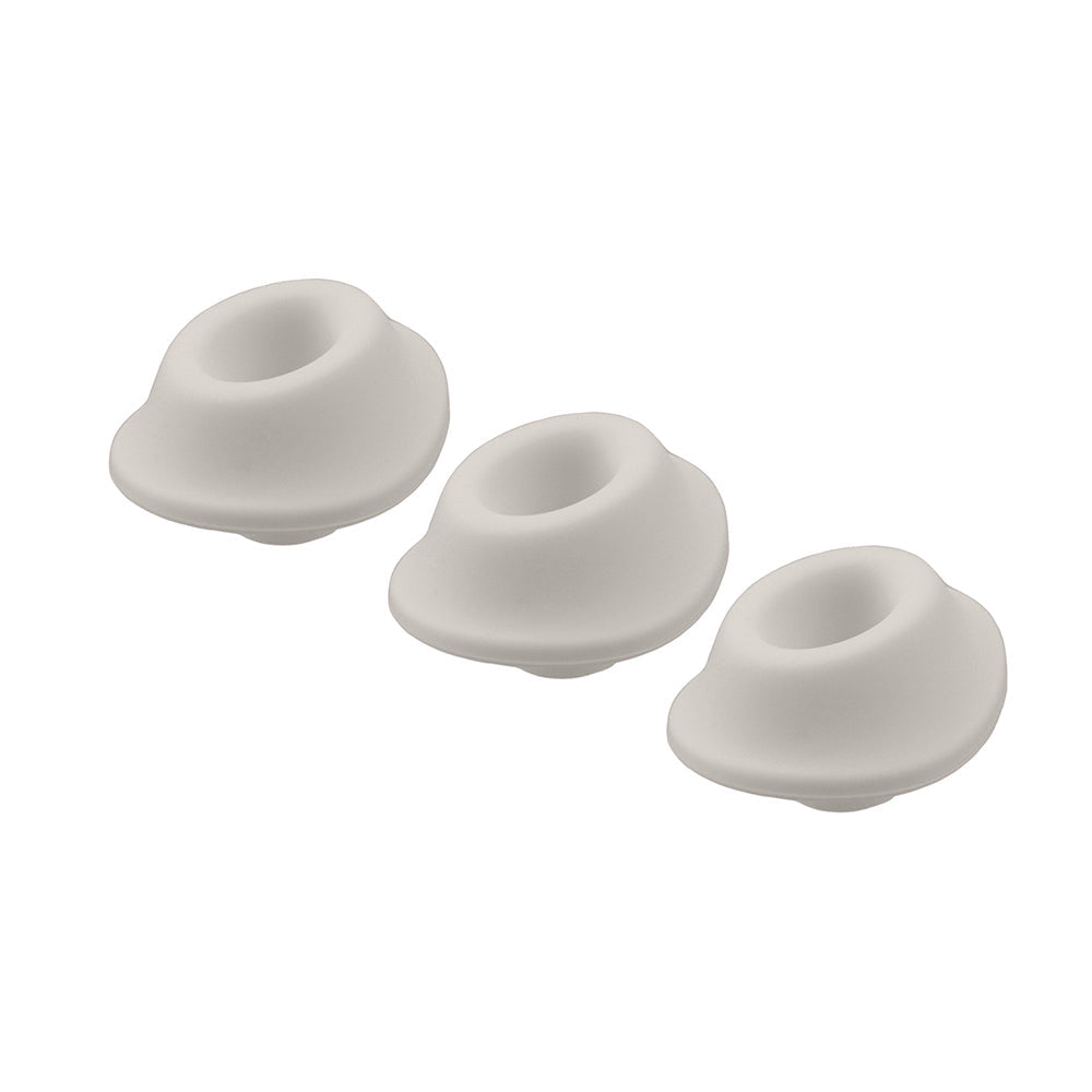 Womanizer 3-Pack Type A Replacement Stimulation Heads (For Premium, Classic, Liberty & Starlet 2) Warm Gray S