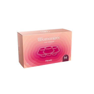 Womanizer 3-Pack Type A Replacement Stimulation Heads (For Premium, Classic, Liberty & Starlet 2) Bordeaux M