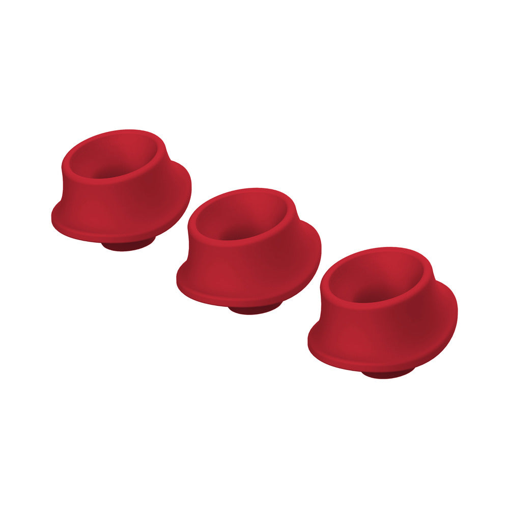 Womanizer 3-Pack Type A Replacement Stimulation Heads (For Premium, Classic, Liberty & Starlet 2) Bordeaux L