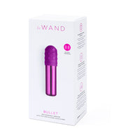 Le Wand Chrome Bullet Rechargeable Vibrator Dark Cherry