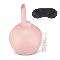 Lux Fetish Inflatable Sex Ball with Vibrating Realistic Dildo Remote-Controlled