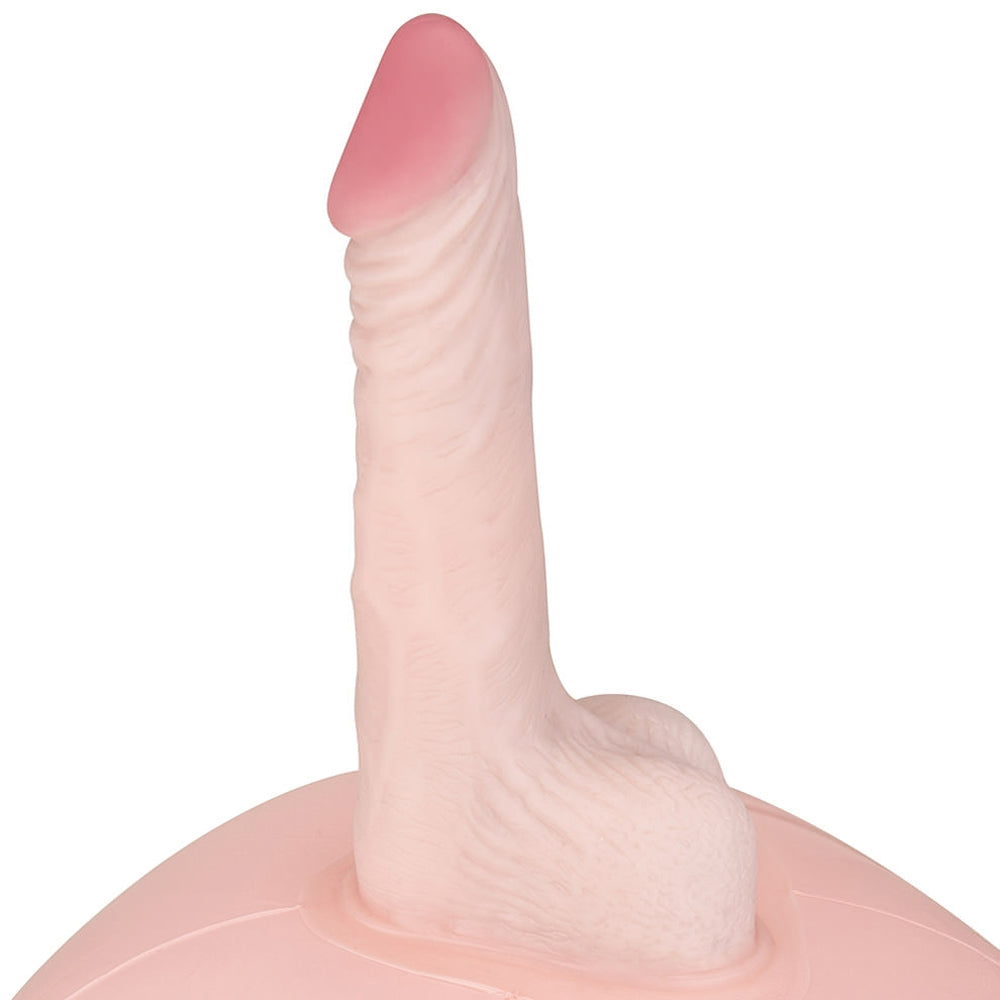 Lux Fetish Inflatable Sex Ball with Vibrating Realistic Dildo Remote-Controlled