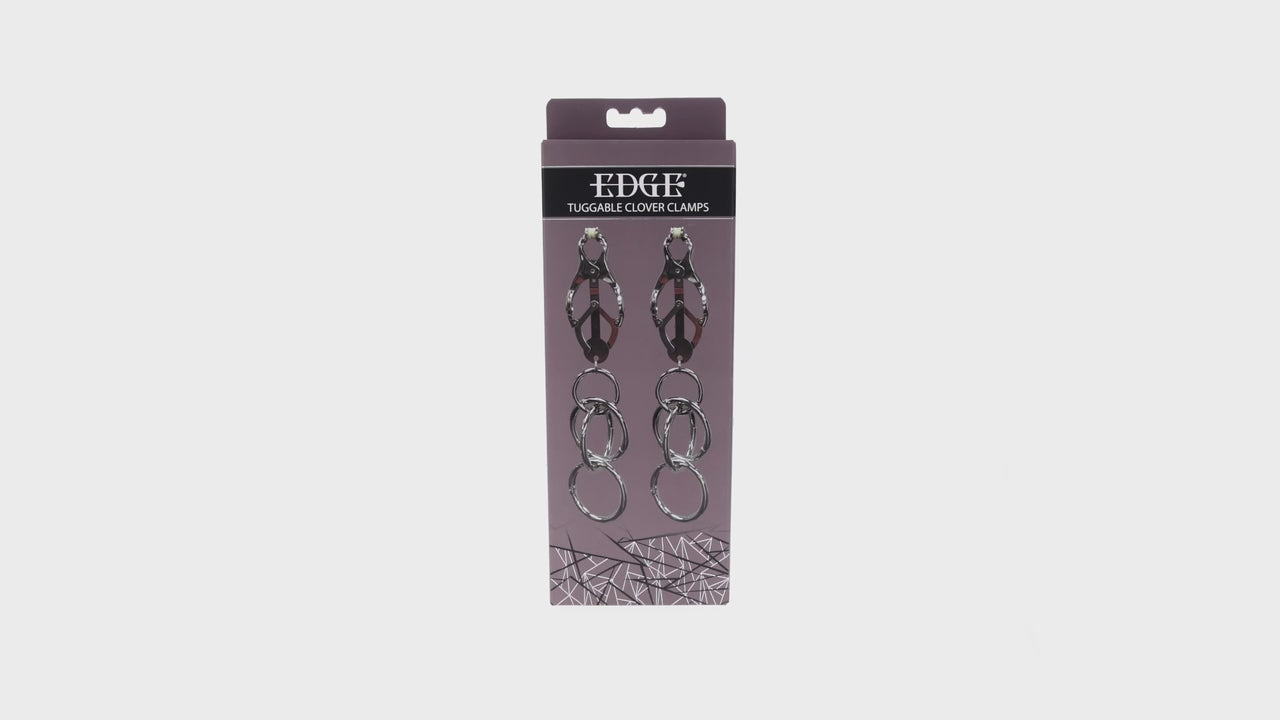 Edge Tuggable Clover Nipple Clamps for Intense Play
