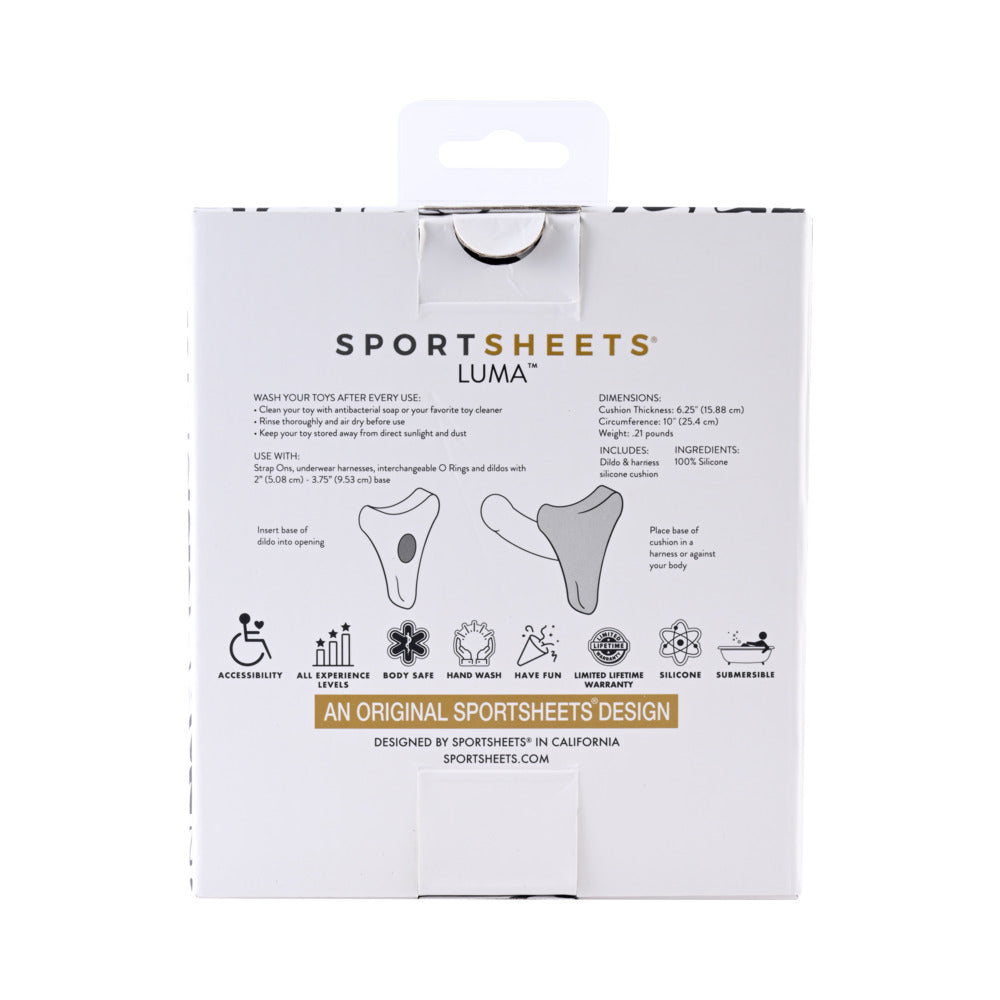 Sportsheets Merge Collection LUMA Dildo & Harness Silicone Cushion