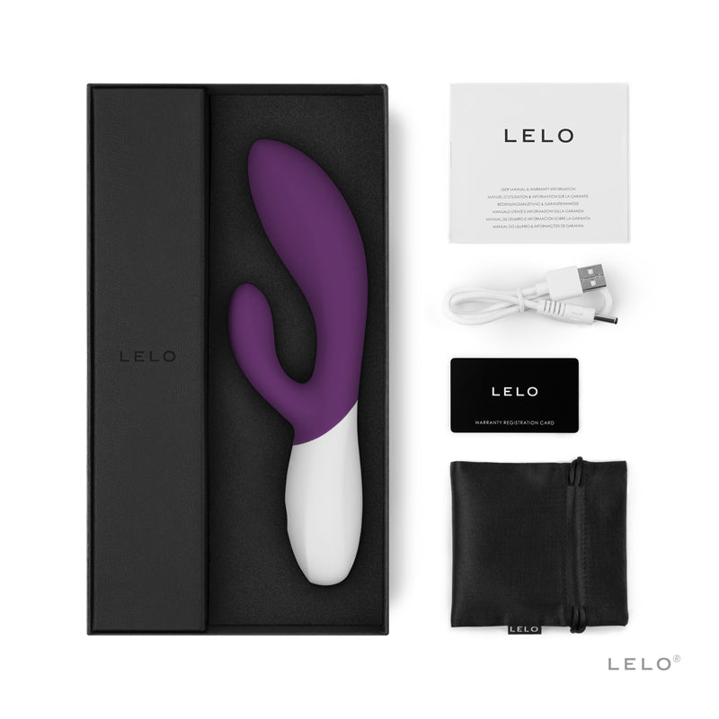 LELO INA WAVE 2 Dual Stimulator Plum