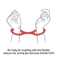 Quickie Cuffs Large Red