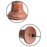 Pipedream King Cock Elite 6 in. Vibrating Dual Density Silicone Cock Rechargeable Realistic Dildo With Suction Cup Tan