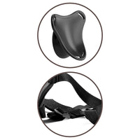 Pipedream King Cock Elite Beginner's Silicone Body Dock Kit With 6 in. Realistic Suction Cup Dildo Beige/Black