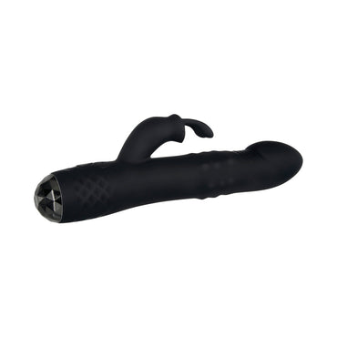 Evolved Bodacious Bunny Rechargeable Silicone Rabbit Vibrator Black