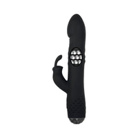 Evolved Bodacious Bunny Rechargeable Silicone Rabbit Vibrator Black