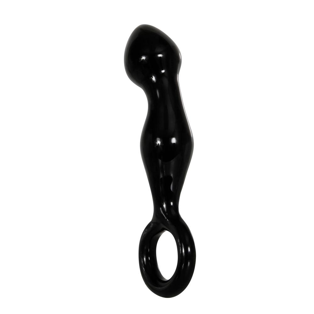 Adam & Eve Adam's Glass Prostate Massager Black