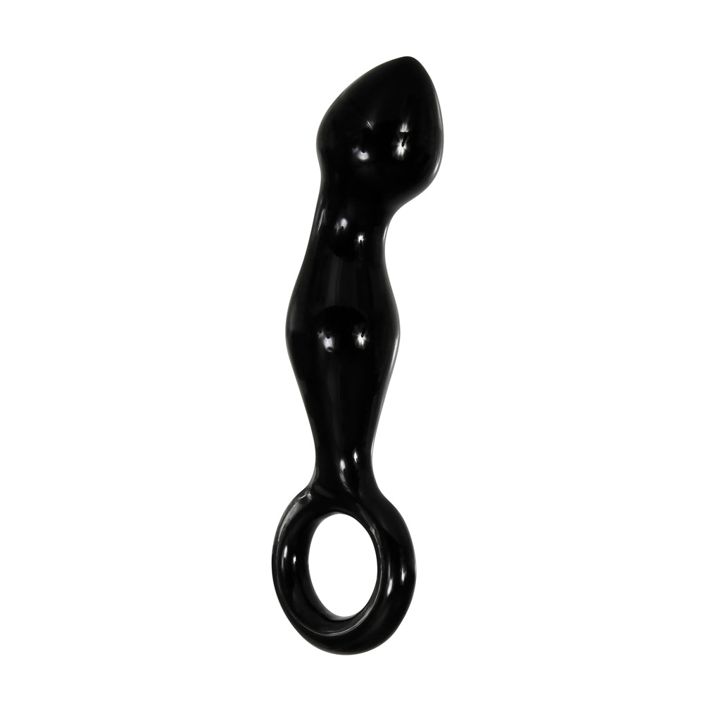 Adam & Eve Adam's Glass Prostate Massager Black