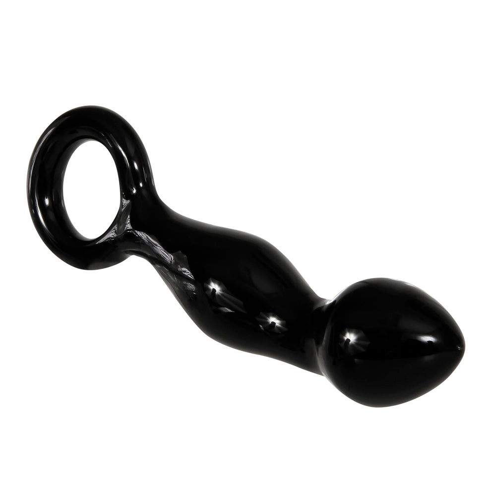 Adam & Eve Adam's Glass Prostate Massager Black