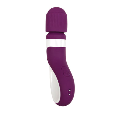 Gender X Handle It Rechargeable Silicone Wand Vibrator With Handle Purple