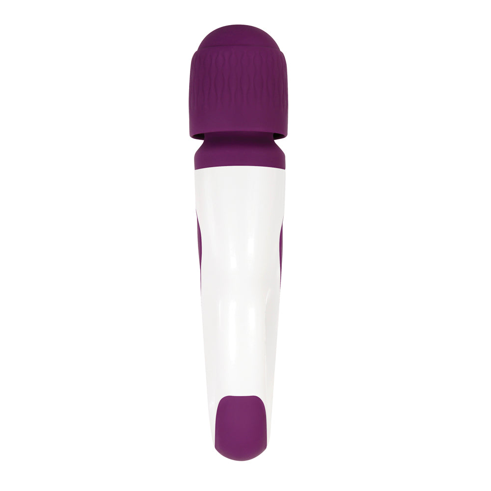 Gender X Handle It Rechargeable Silicone Wand Vibrator With Handle Purple