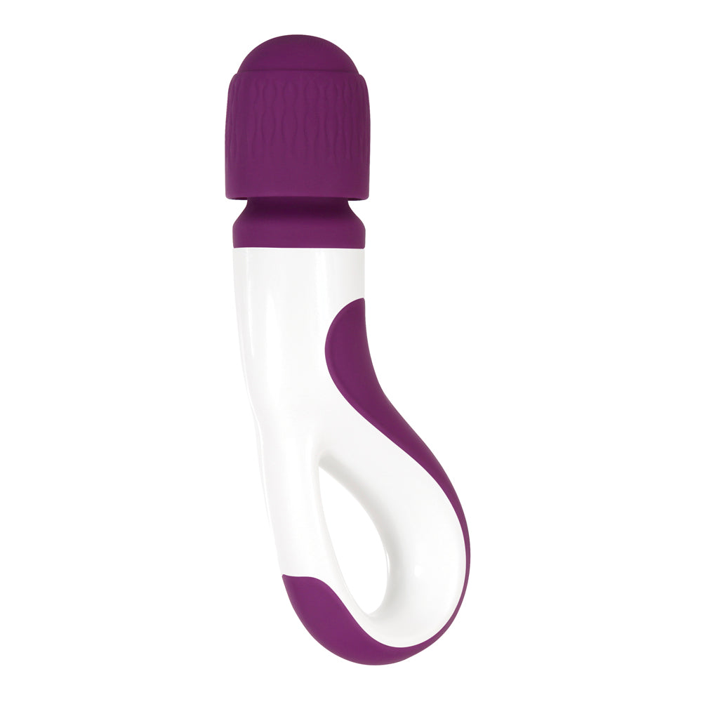 Gender X Handle It Rechargeable Silicone Wand Vibrator With Handle Purple