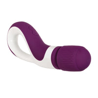 Gender X Handle It Rechargeable Silicone Wand Vibrator With Handle Purple