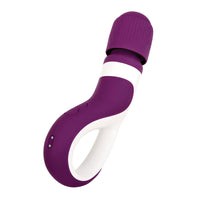 Gender X Handle It Rechargeable Silicone Wand Vibrator With Handle Purple